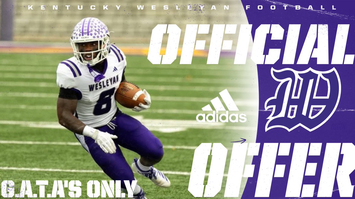 Rhyan Brown (@rhyanbrown9) on Twitter photo AGTG Blessed to receive offer From Kentucky Wesleyan 🐶🟣⚪️
<a href="/johnvarlas/">John Varlas</a> <a href="/CSmithScout/">Chris Smith</a> <a href="/IamJadenJones4/">Jaden “JJ” Jones</a> <a href="/JamarionMorrow/">Jamarion Morrow💫</a> <a href="/TavarcoJ16/">Tavarco Jackson</a> <a href="/CoachBobo_1/">Derrick Bobo</a> AGTG Blessed to receive offer From Kentucky Wesleyan 🐶🟣⚪️
<a href="/johnvarlas/">John Varlas</a> <a href="/CSmithScout/">Chris Smith</a> <a href="/IamJadenJones4/">Jaden “JJ” Jones</a> <a href="/JamarionMorrow/">Jamarion Morrow💫</a> <a href="/TavarcoJ16/">Tavarco Jackson</a> <a href="/CoachBobo_1/">Derrick Bobo</a>