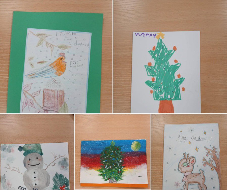 🥁 Christmas card winners 🥁

-Robin - by Sophia at <a href="/stjosephspudsey/">St. Joseph's Pudsey</a> 
-Christmas tree -  by Rory at <a href="/sturbanscps1/">St Urban's Catholic Primary School</a> 
-Snowman - by Emma at <a href="/ihomcps1/">IHOMCPS</a> 
-Christmas tree w/ bold sky - Phae at <a href="/StNicholasLeeds/">St Nicholas Leeds</a> 
-Reindeer - Jessica at <a href="/CCPrimaryLeeds/">Corpus Primary Leeds</a> 

Thank you to our amazing artists!