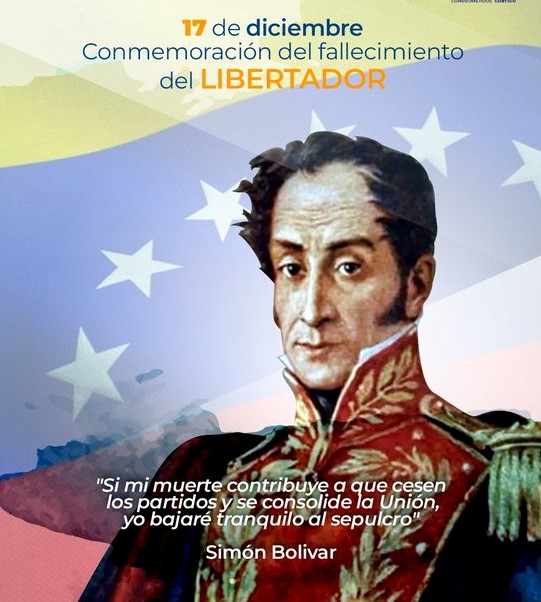 Evocamos al Libertador Simón Bolívar en el aniversario de su fallecimiento. La reciente Cumbre del #ALBAUnida fue un paso más para materializar su sueño de integración latinoamericana.