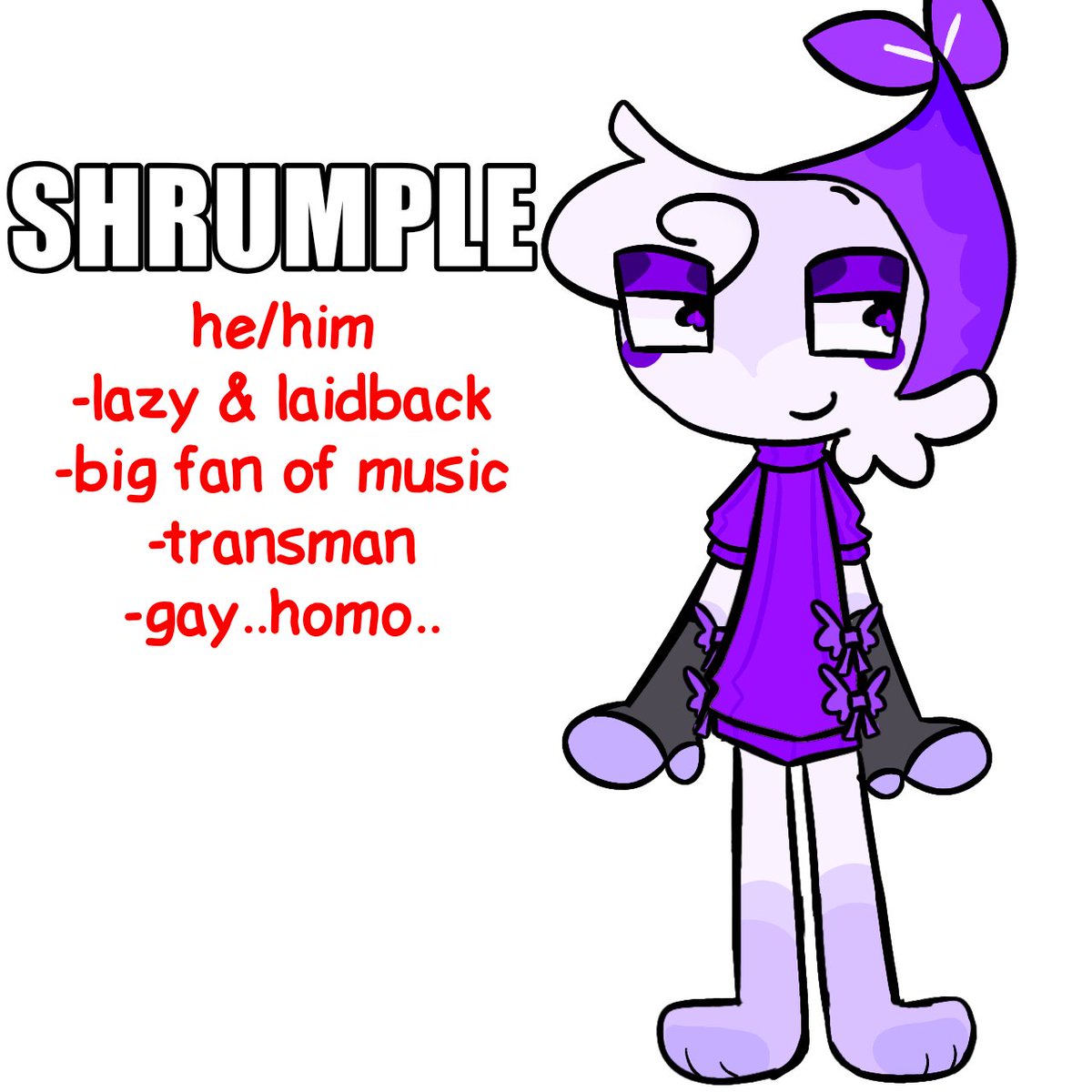 shrumple's tweet photo. 💜 i suck at coloring spare me https://t.co/QAHdmnxOHT