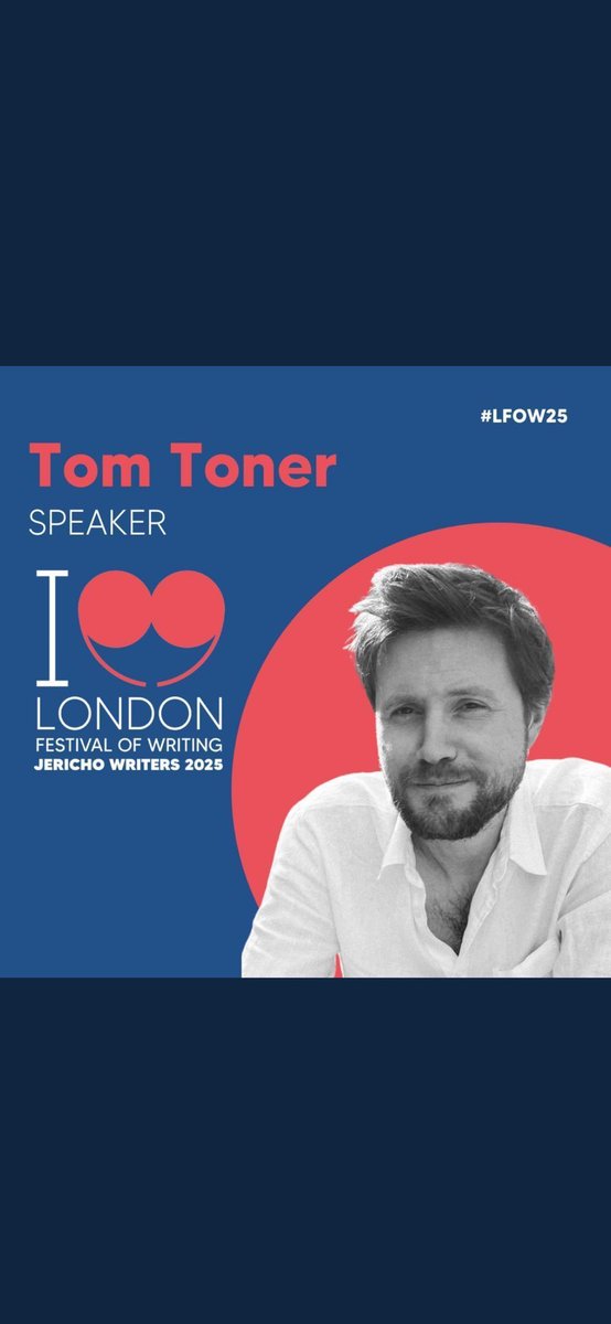 Tom Toner (@tom__toner) on Twitter photo Delighted to be bringing my ‘wild card’ extreme worldbuilding workshop to the London Festival of Writing this summer. Sign up for a chance to shout the weirdest things you can think of at me for an hour <a href="/JerichoWriters/">Jericho Writers</a> Delighted to be bringing my ‘wild card’ extreme worldbuilding workshop to the London Festival of Writing this summer. Sign up for a chance to shout the weirdest things you can think of at me for an hour <a href="/JerichoWriters/">Jericho Writers</a>