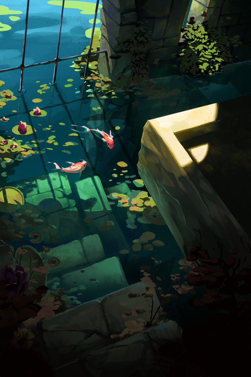 Mathiasteur's tweet image. Hello !
My current contract is soon coming to an end so i'm looking for work!
~3y experience in concept art, visdev and background painting
Previous clients includes Xilam, Netflix, and small indie game studios
mail &amp; portfolio in bio