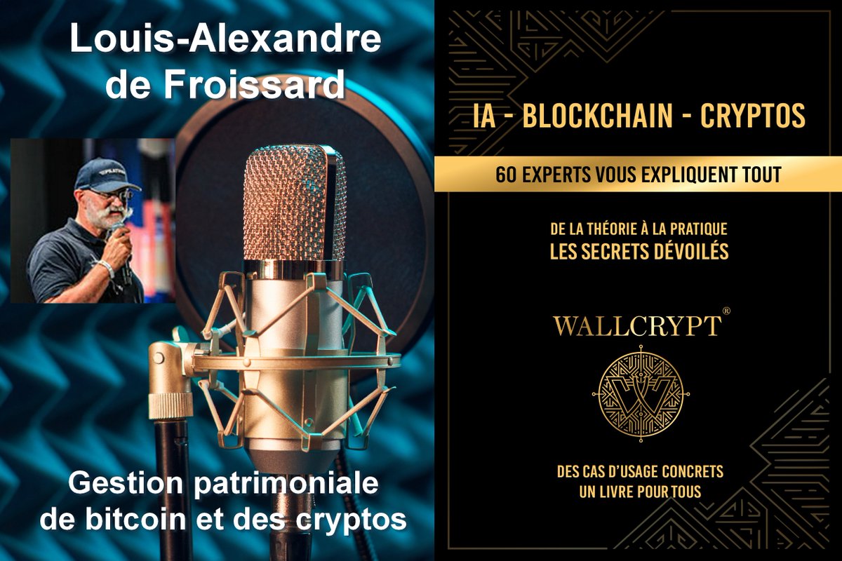 WallCrypt's tweet image. 🙏 Un grand merci à @deFroissard pour sa participation au second livre WallCrypt !

✨ En plus d’être un expert reconnu en gestion de patrimoine, qui intègre la crypto à ses activités depuis 2021, il est également membre actif du club d’affaires WallCrypt

Le club facilite les…