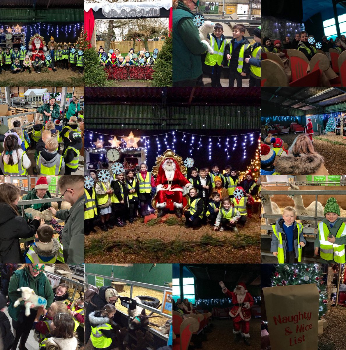 Team Bilsthorpe loved our visit to White Post Farm today! The children in F2, Y1 &amp; Y2 explored the farm, met real life reindeers &amp; even had a story from the big man himself whilst cosying up in a sleigh (Santa Clause 🎅🏼) #BFHA #Bilsthorpe #Christmas #WhitePostFarm