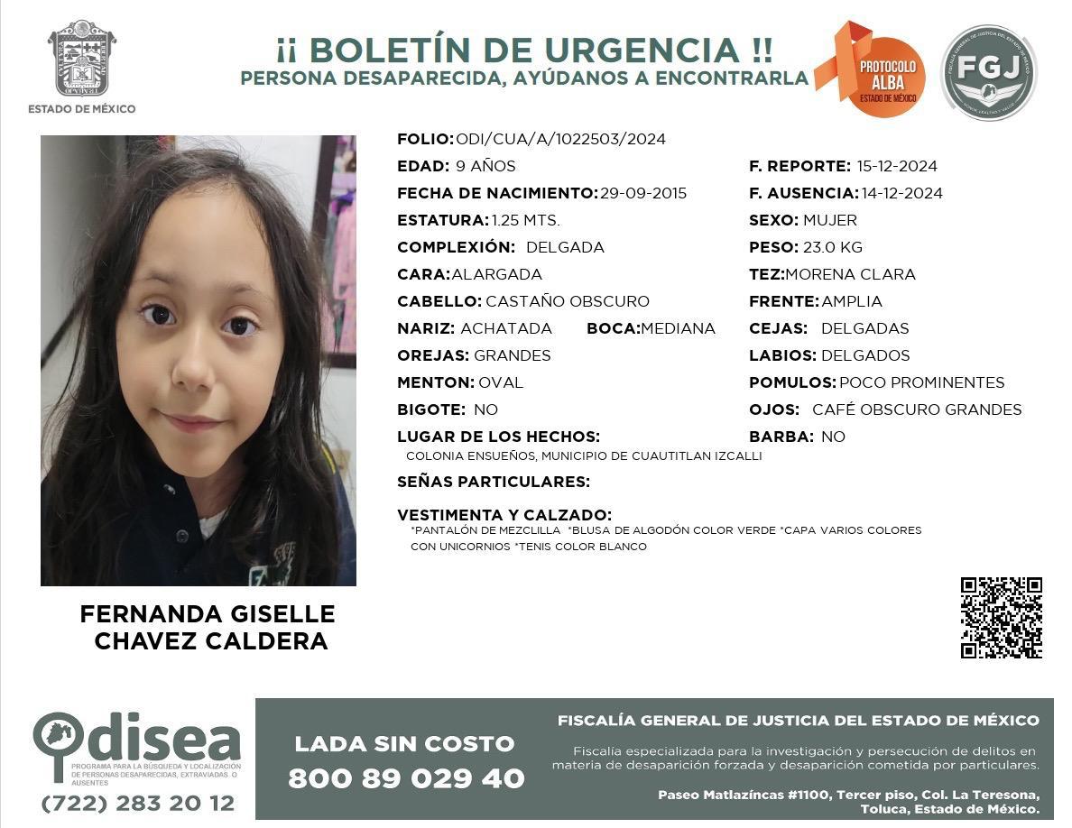 FEMUAC's tweet image. BOLETÍN DE URGENCIA