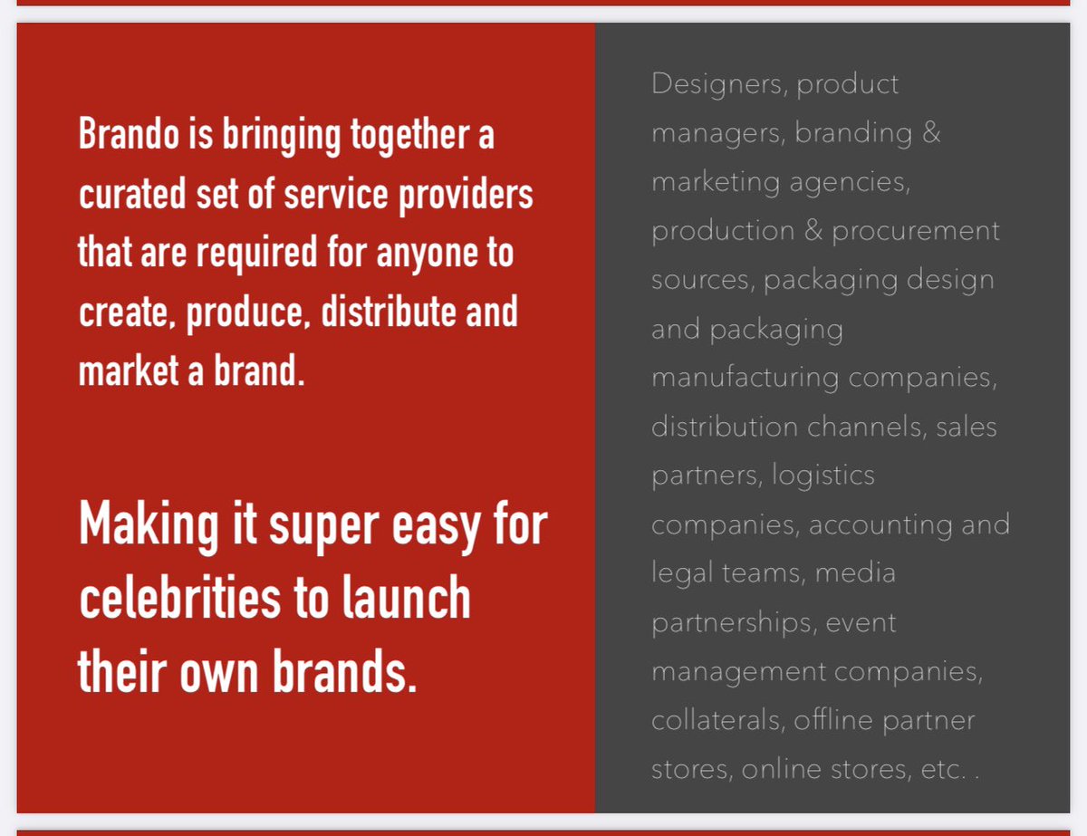 DeepakVisva's tweet image. I was going through my drive and came across this - a pitch deck from 2017 where I was ideating on a ‘celebrity commerce’ concept.

Looking back, it’s funny to see the ideas and attempts we made back then. #Randomideas