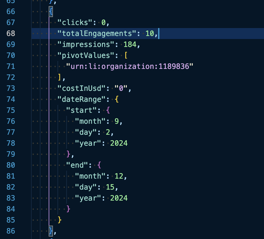 mikejackowski's tweet image. LinkedIn API reporting fewer engagements for a longer date range than for a shorter date range that&apos;s contained within it 🫠