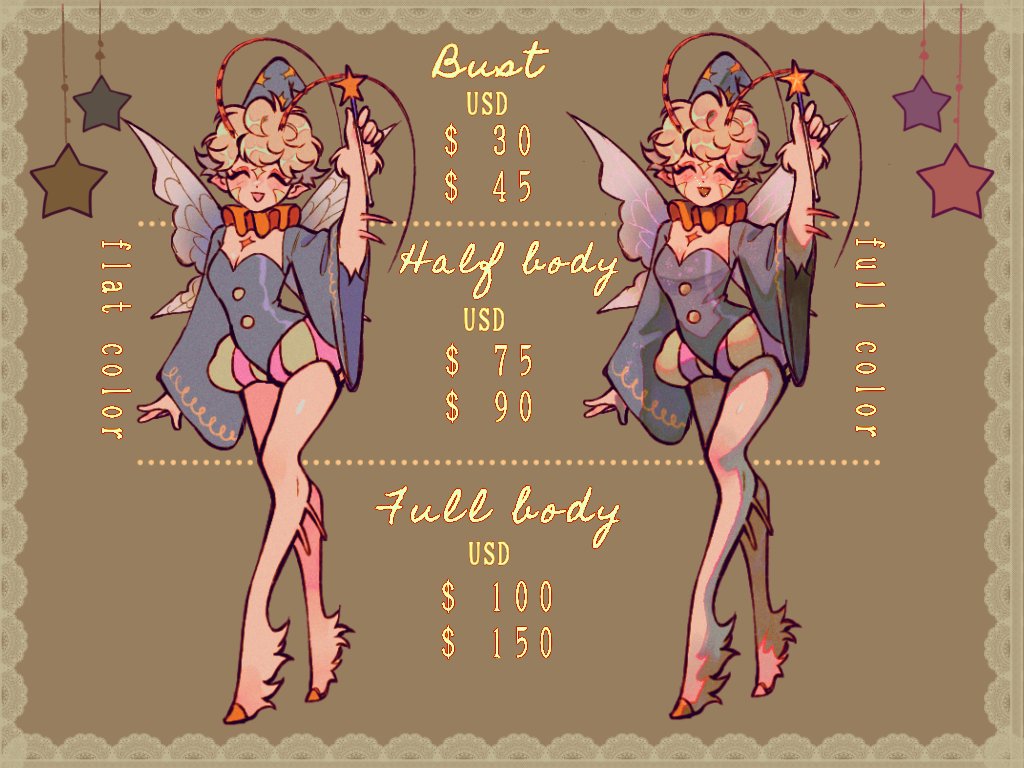 XeonSoda's tweet image. NEW COMMISSION SHEET🩷✨️