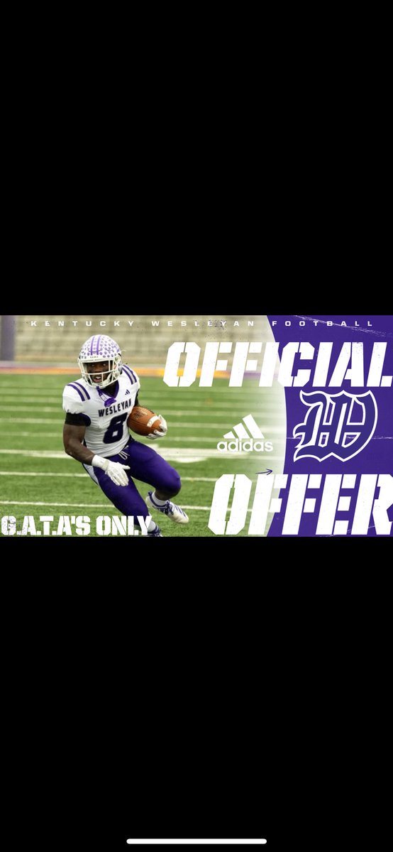 Blessed to receive my 3rd offer from Kentucky Wesleyan <a href="/CoachFrase/">Brandon Frase</a> <a href="/jhumphrey4400/">Jalen Humphrey</a> <a href="/RecruitTrojans/">Recruit Muscle Shoals</a>