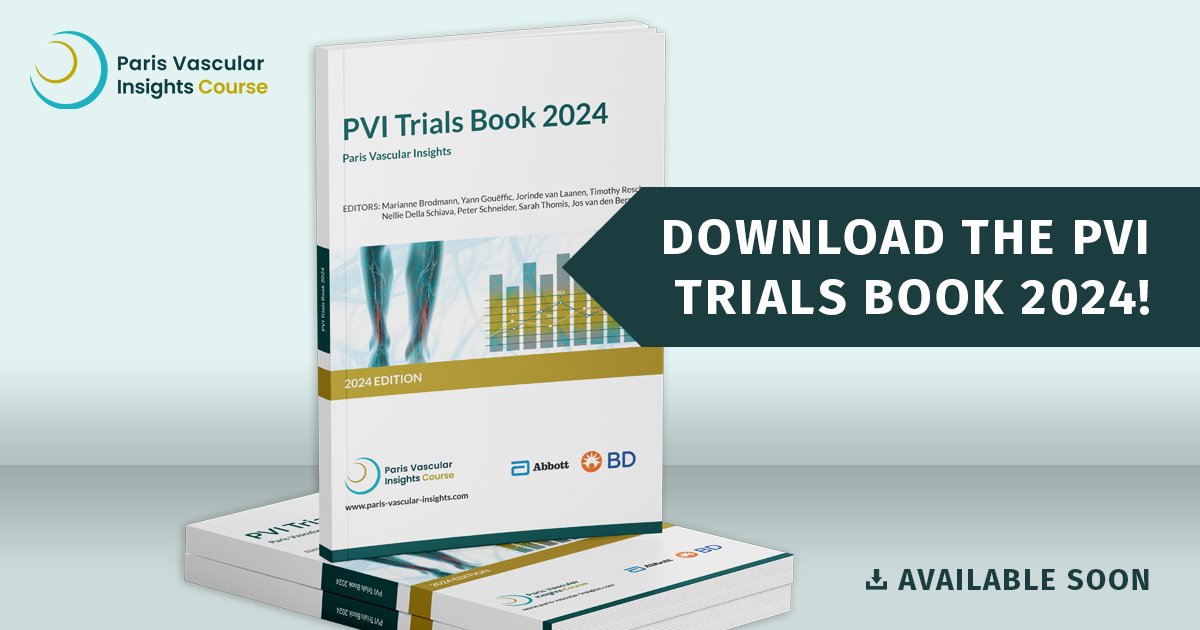 Get ready for the must-have tool in #vascular surgery! 🌟
The #PVI Trials Book 2024 features a rigorous selection of trials, studies, RCTs and meta-analyses, offering key results and take-home messages for better decision-making. 📚
Available soon online—don’t miss it!