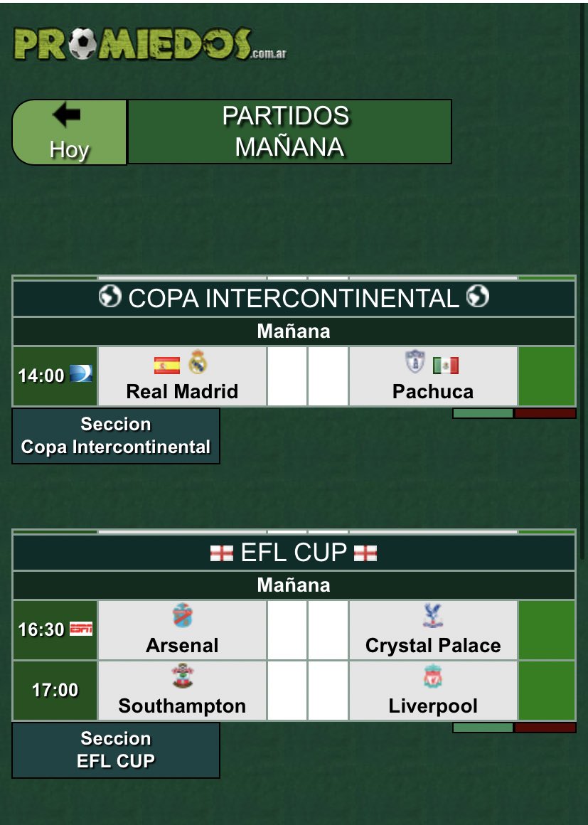 CON TODO MAÑANA EL ARSE DE SADANDI POR LA EFL CUP <a href="/Primeranaciona/">Primera Nacional</a>
