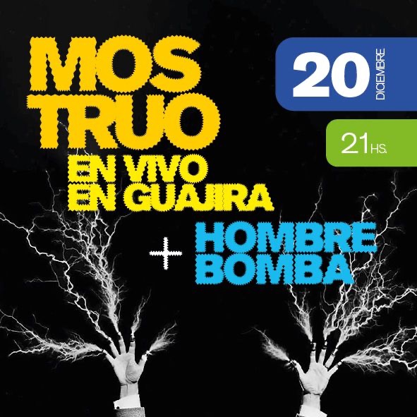 mostruo_ataca's tweet photo. Vengan al final de obra; este viernes en La Plata 

@HombreBombaRock &amp; #mostruo https://t.co/u8jWt2gNJn