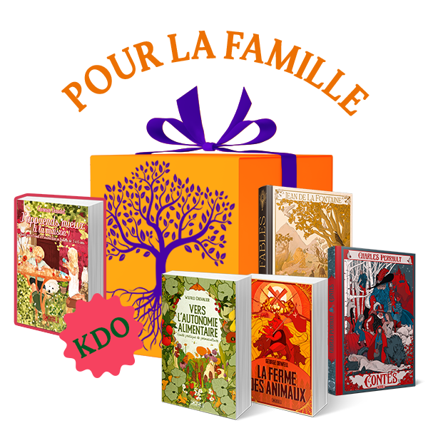 Un Jour, un Coffret 📚 - Le Coffret POUR LA FAMILLE

Ce coffret d’ouvrages, aux styles et thèmes variés, suivent une même ambition : le pouvoir vous domine si vous vous laissez faire, et pour vous en sorti - vous et votre famille, il vous faudra réfléchir, agir et transmettre !