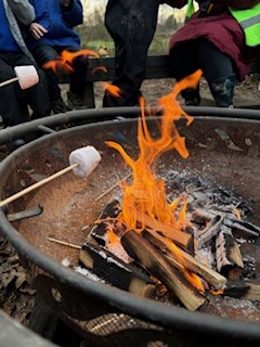 NectonFS's tweet image. The last session for @NectonY2 group 2, adventures in climbing and swinging, followed by yummy sweetness by the fire. It's hard when something comes to an end but we gave thanks to the forest for our time spent there and new adventures we may have.