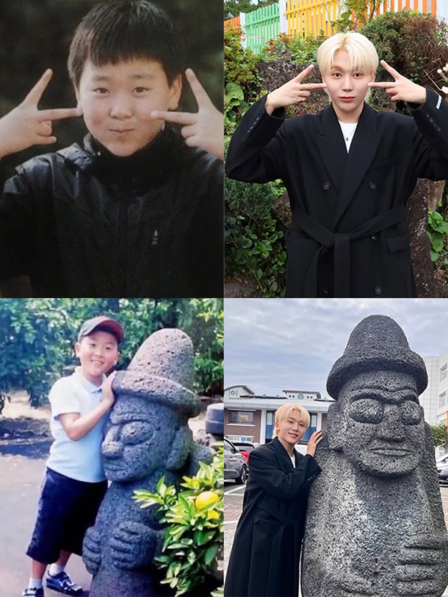 uribooslatte's tweet photo. seungkwan’s kindergarten pictures: then and now 🥹🧡 https://t.co/P7RRQnM6K3