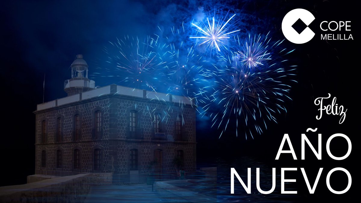 cope_melilla's tweet photo. 🎇El equipo de COPE Melilla les desea un feliz y próspero Año Nuevo 2025. https://t.co/xIt1t2YcwW
