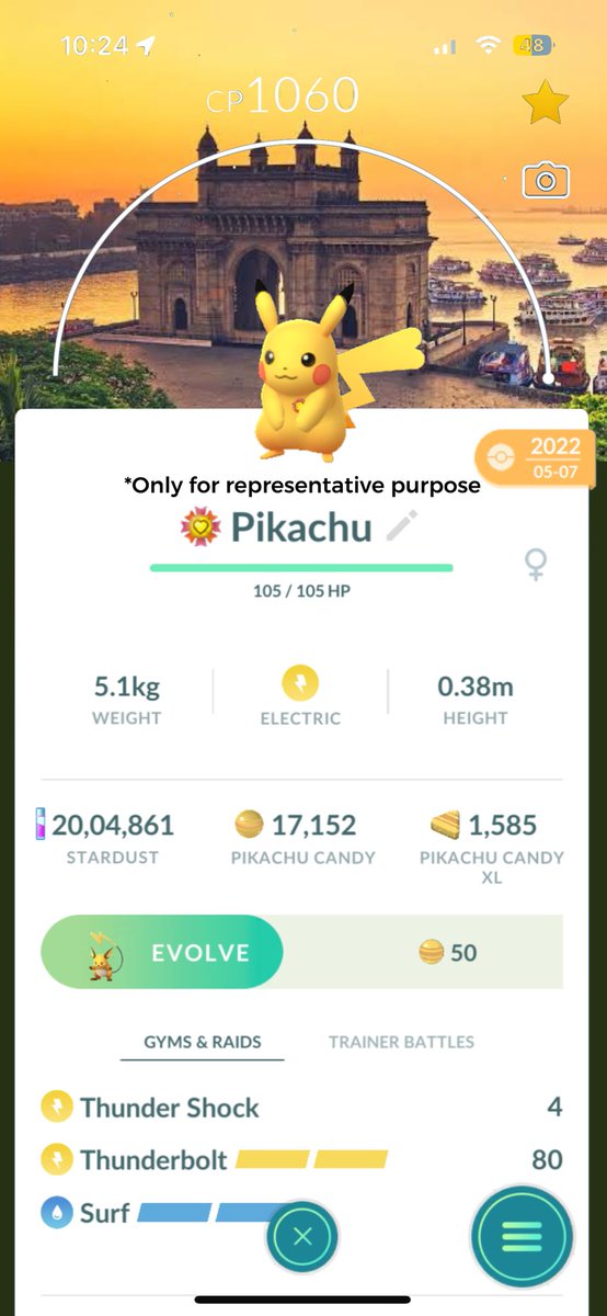 PoGoMumbai's tweet photo. Make This Happen Pleaseeeeeee 🥹
@PokemonGoAppIN @PokemonGoApp @NianticLabs @Pokemon 

#citysafarimumbai #pokemongoapp #pokemongoappin #mumbai #aaokhelopokemongo https://t.co/BBb72VDwkv
