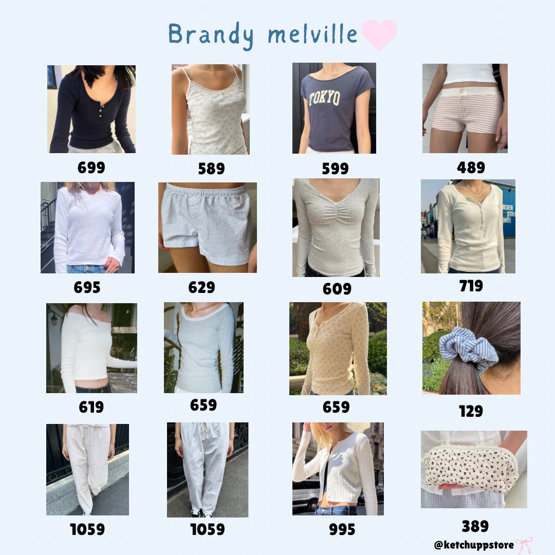 ketchuppstore's tweet photo. รีทวิตลด 10 บาท✨

หิ้ว brandy melville jp ราคาน่ารัก 🧚🏻‍♀️

♡บินวันที่ 21 ธค
♡ ราคารวมหิ้วเเล้ว
♡ ค่าส่ง40
♡ซื้อ4 ตัวขึ้นไปส่งฟรีค่ะ

สนใจตัวอื่นส่งมาสอบถามราคาได้ค่ะ 💌

 #brandymelville #brandymelvilleth #brandymelvillethailand #ตลาดนัดซานริโอ้ #ตลาดนัดsanrio https://t.co/KFOLq0fWdY