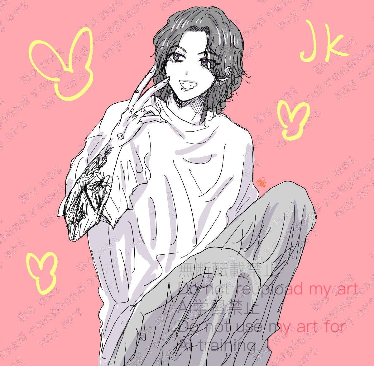 yumiyae8's tweet image. #btsFA #btsfanart #jungkook #정국 #jungkookfanart
🐰✌️🧡❤️💛