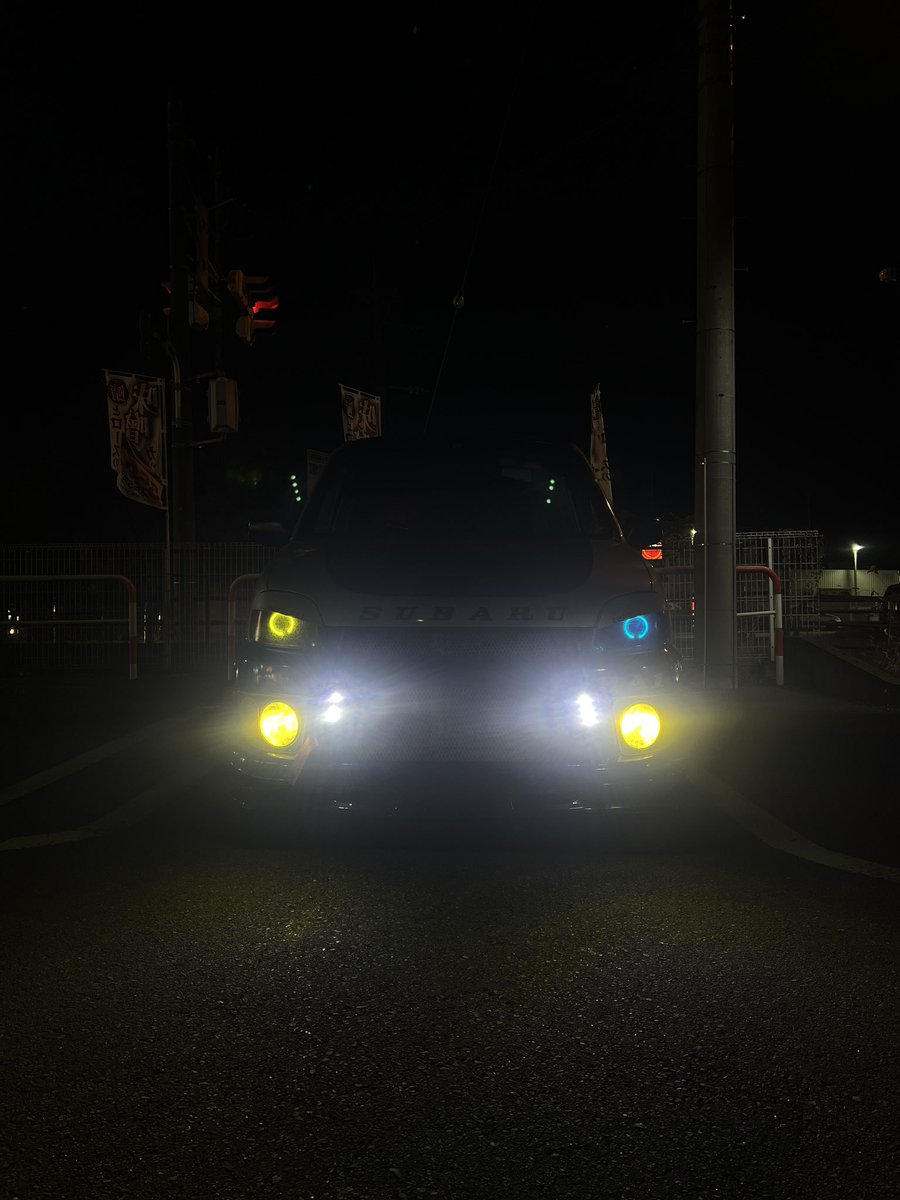 CLA180_TeTo's tweet photo. いかちいお目目に成り上がったプレオ君

 #スバル
  #プレオRA1  #SUBARU  #プロジェクターヘッドライト  #車好きな人と繋がりたい  #プレオ乗りと繋がりたい https://t.co/90THcb3ZDD