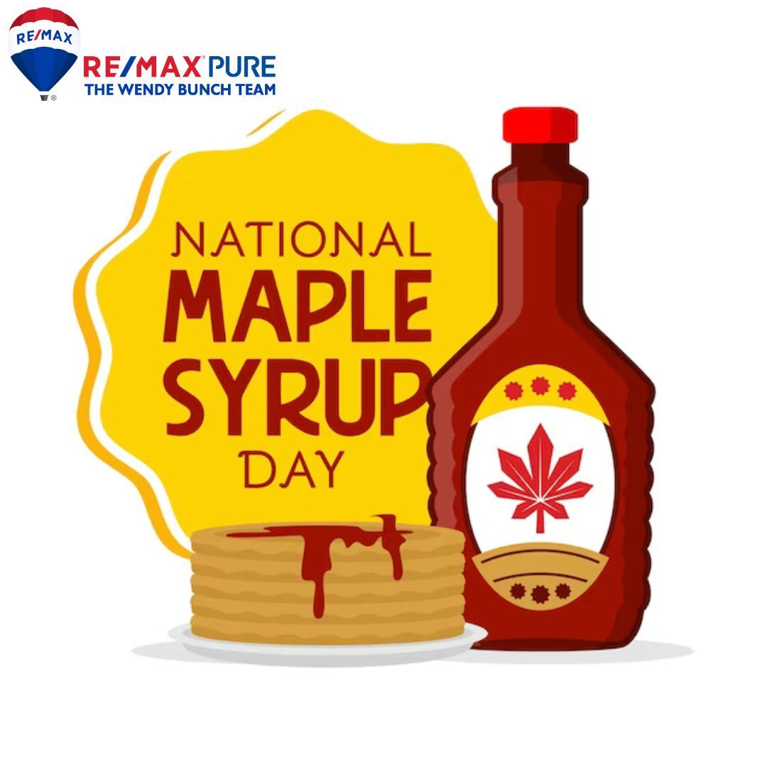 WendyBunch's tweet image. 🍁 On National Maple Syrup Day, we’re reminded that finding the perfect home is like finding the perfect syrup—rich, warm, and worth the wait! 🏡🍯 

#MapleSyrupDay #wendybunch #thewendybunchteam #remaxpure #remax #allthingsrealestate #toprealestateteam #purepride