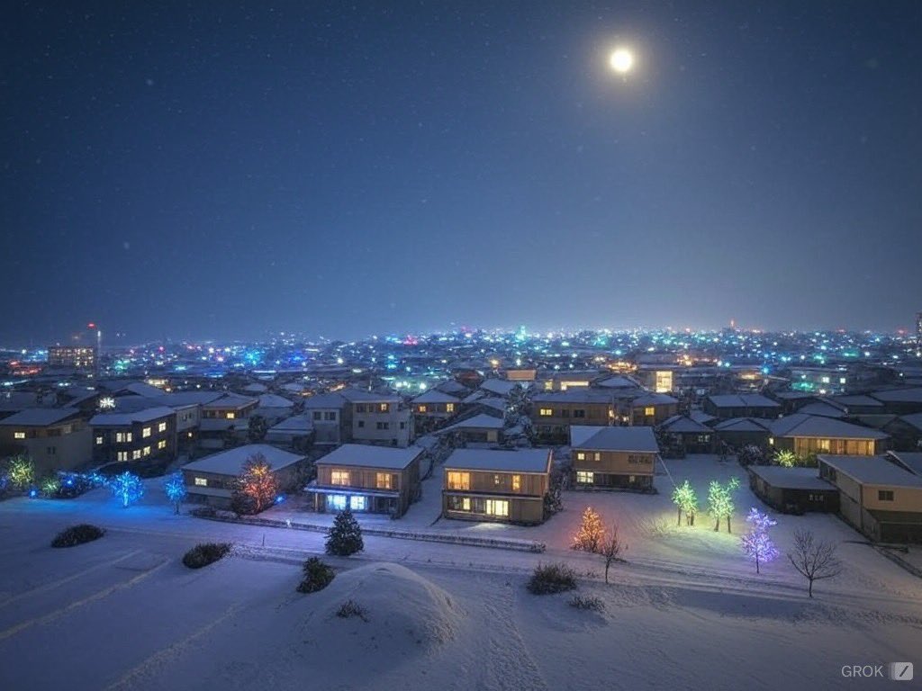 prime_seminar's tweet photo. AIに「若草山からの夜景」を描いてもらうとこうなる…なるほど https://t.co/mbDeUn6y78