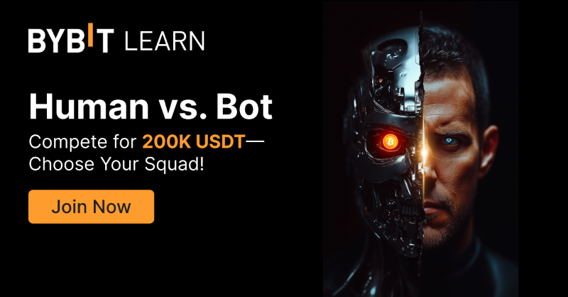 Bybit_Official's tweet photo. 🔥 The Ultimate Face-Off: Humans or Bots?

Choose your side, trade hard, and share in 200,000 USDT! 🤖💪

Vote for the winner and win even more prizes.

Start trading today ⬇️