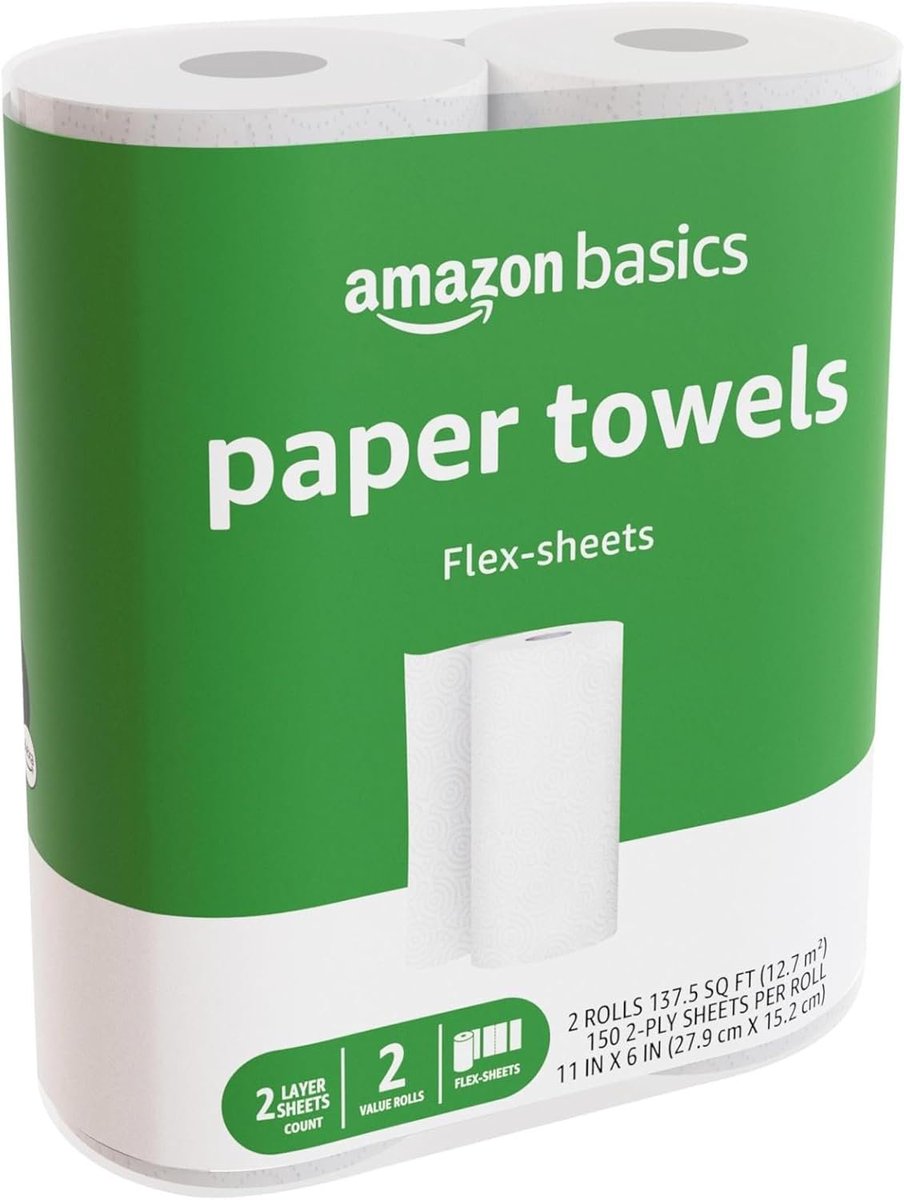 TrendyDeal52's tweet image. Handle everyday messes with Amazon Basics 2-Ply Flex-Sheets Paper Towels, now just $4.04. Perfect for durability and value! 

sovrn.co/1ffj9zu

 #HomeEssentials #KitchenCleanup #ValueBuy