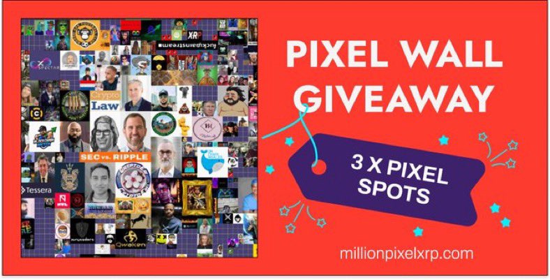 crypto_queen_x's tweet image. In anticipation of $XBANK launch in collaboration with
@Millionpixelxrp I am giving away 3 pixel spots 🔥

✅ Follow me &amp;amp; @Millionpixelxrp
✅ Like &amp;amp; RT
✅ Tag 3 friends

3 winners 👉 December 20 ⏳

Owning spot = bigger #XBANK #Airdrop 💰

Don't forget to set TL 🚀