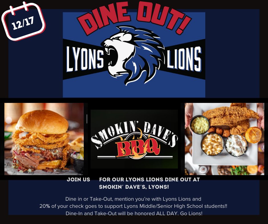 Lyons Lions Booster Club tweet media