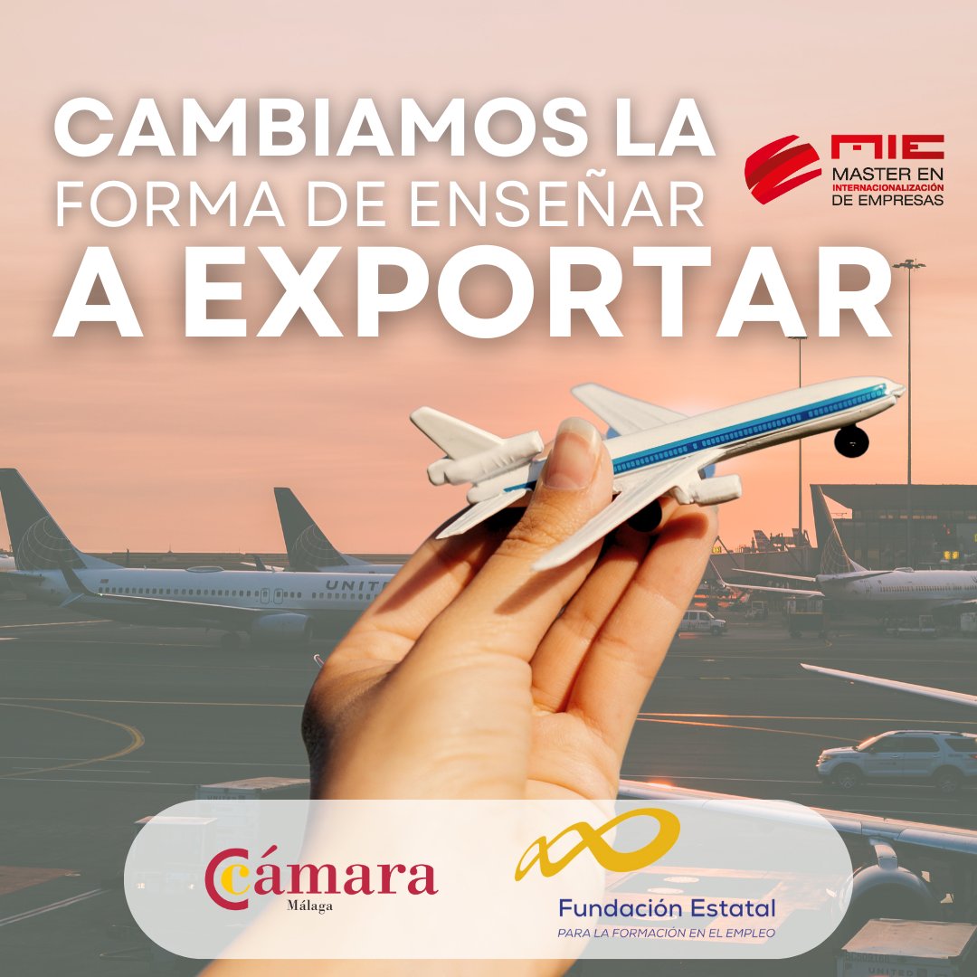 MasterComExt's tweet photo. 🌍 ¿Listo para avanzar en la internacionalización de tu empresa?

El Máster en Internacionalización de Empresas de la Cámara de Comercio de Málaga te ofrece formación práctica, dinámica y totalmente enfocada al mundo profesional real. https://t.co/O4STKnYzeK