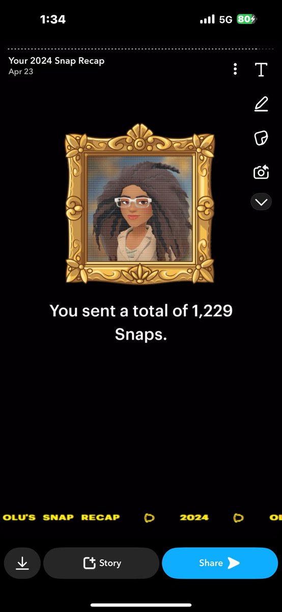 My snap recap made me emotional , so much has happened this year 🥹