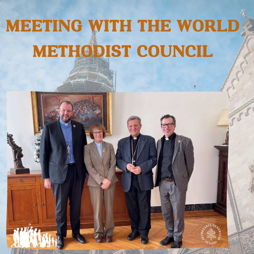 Synod.va (@synod_va) on Twitter photo This morning the <a href="/GrechMario/">Card. Mario Grech</a> met with Bishop Debra Wallace-Padgett and the Rev. Reynaldo Ferreira Leão-Neto, respectively President & Secretary General of the World Methodist Council, accompanied by Rev. Matthew A. Laferty of <a href="/MethodistEOR/">Methodist Ecumenical Office Rome</a>
#synod #walkingtogether This morning the <a href="/GrechMario/">Card. Mario Grech</a> met with Bishop Debra Wallace-Padgett and the Rev. Reynaldo Ferreira Leão-Neto, respectively President & Secretary General of the World Methodist Council, accompanied by Rev. Matthew A. Laferty of <a href="/MethodistEOR/">Methodist Ecumenical Office Rome</a>
#synod #walkingtogether