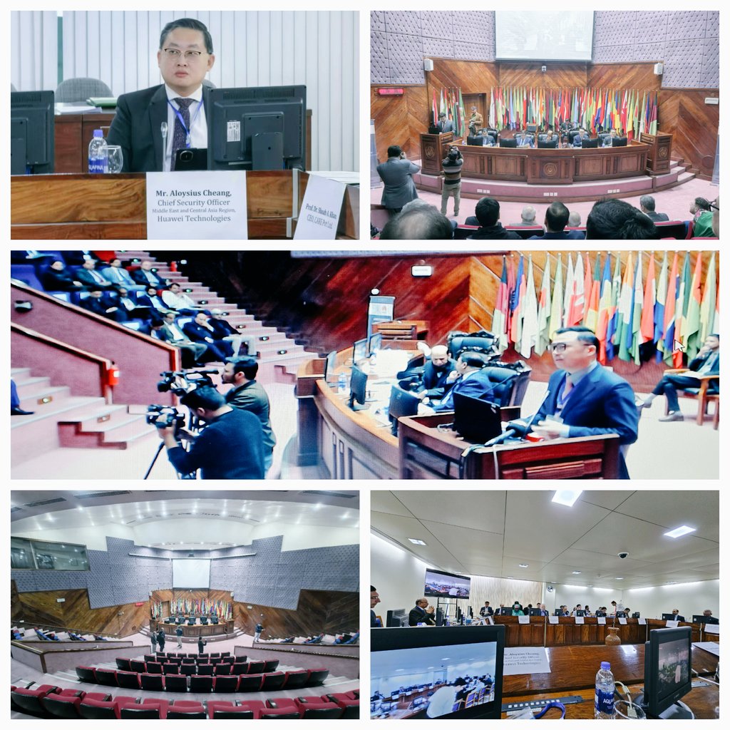 Honoured to be part of the team that brings you the inaugural International Workshop on Cybersecurity Landscape in #OIC Countries jointly organised by the OIC-COMSTECH (OIC Standing Committee for Science and Technology) and #Huawei held at the #COMSTECH campus in #Islamabad.