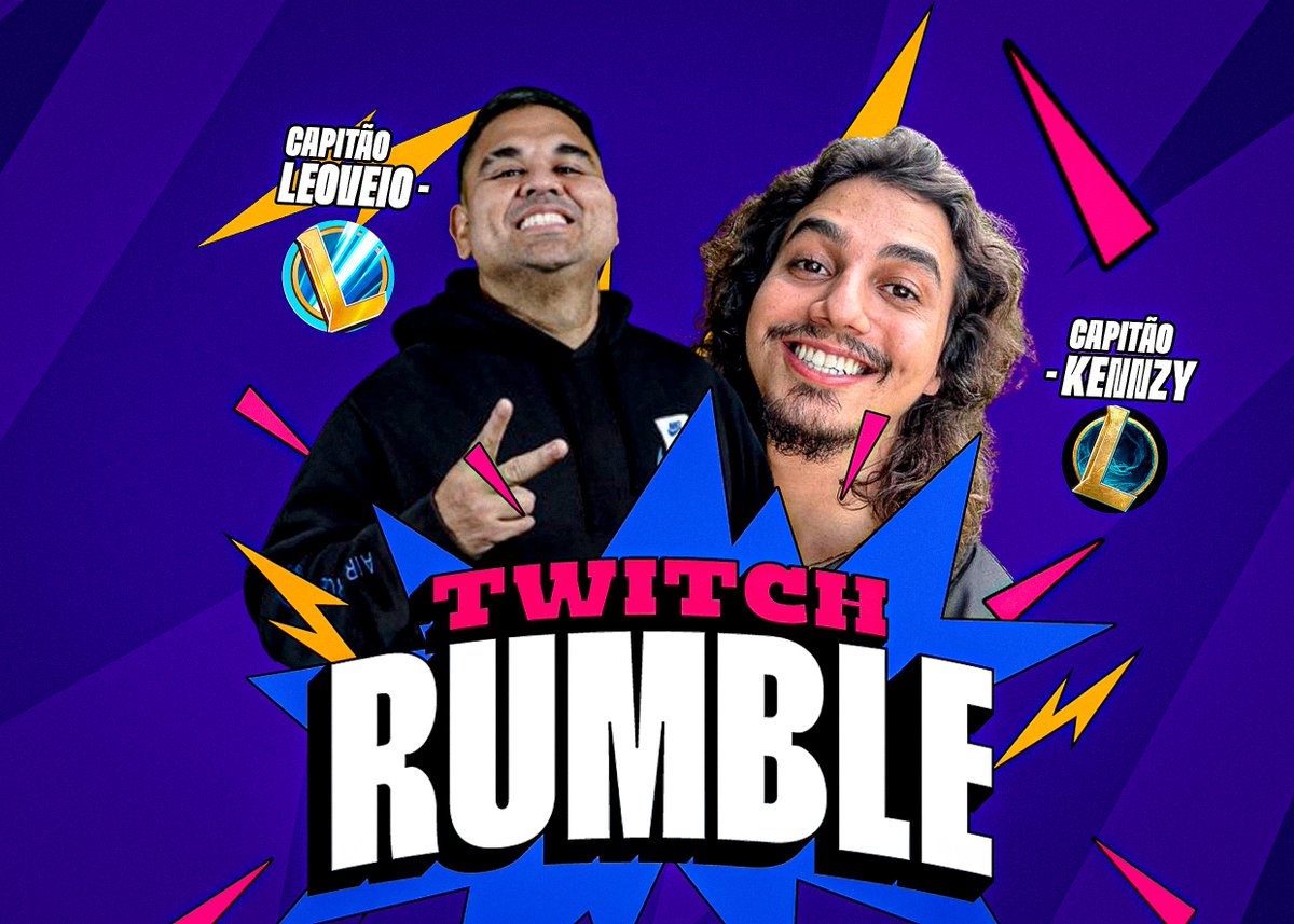 leoyahata's tweet photo. KOE TROPA HOJE AS 19HS COMEÇA O TWITCH RUMBLE!
EU E @kennzy  SOMOS OS CAPITÃES DO TIME A! E IREMOS ESCOLHER MAIS 5 ALIADOS PRA FORMAR NOSSO TIME! SERÃO CRIADORES DE LOL, WR, TFT E VALORANT ! JOGOS DIAS 18, 19 E 20 AS 18HS !
OBRIGADO @TwitchBR

https://t.co/jtN7MKQmYv https://t.co/iwHWDBK508