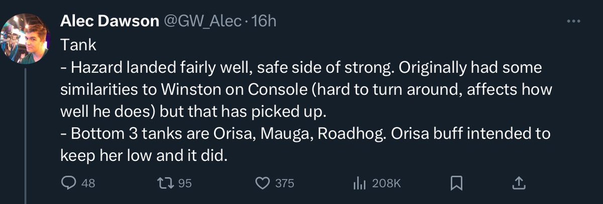 Char_pebs's tweet image. Blizzard, why do you hate me :(( 

make Orisa meta again 🗣️🔥