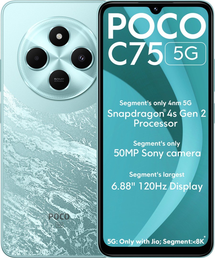 tsaikumar1989's tweet photo. #POCOC755G launched today in India

6.88" HD+ 120Hz LCD display
Side mounted FPS
600nits
SD 4s Gen 2
LPDDR4x UFS 2.2
5160mAh + 18W
50MP Sony rear📸 
5MP🤳
Android 14 (2+4 Years)
IP52
8.22mm
205g
4GB+64GB: Rs 7,999
Sale date: 19th December, 12PM
@IndiaPOCO 
@Himanshu_POCO
#LitAF🔥 https://t.co/4E06Wq8NZn