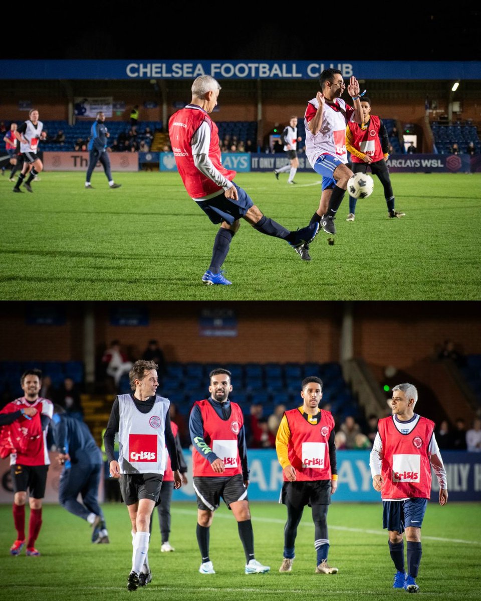 MayorofLondon's tweet photo. Sad to say that the journalists took home the trophy with a resounding 7-3 victory. There’s always next year…

Massive thank you to @CFCFoundation @ChelseaFC for their incredible hospitality and support. https://t.co/vIt5VogNc5