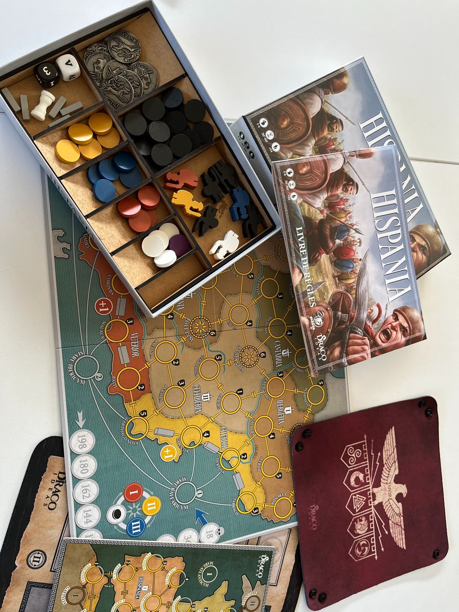 Les jeux Hispania, Tetrarchia et leurs accessoires sont arrivés, ainsi que les livrets de règles révisés. Pour les retardataires, il est encore possible de précommander à tarif préférentiel sur le site jusqu'à la fin de l'année.  shakos.fr/hispania-et-te…