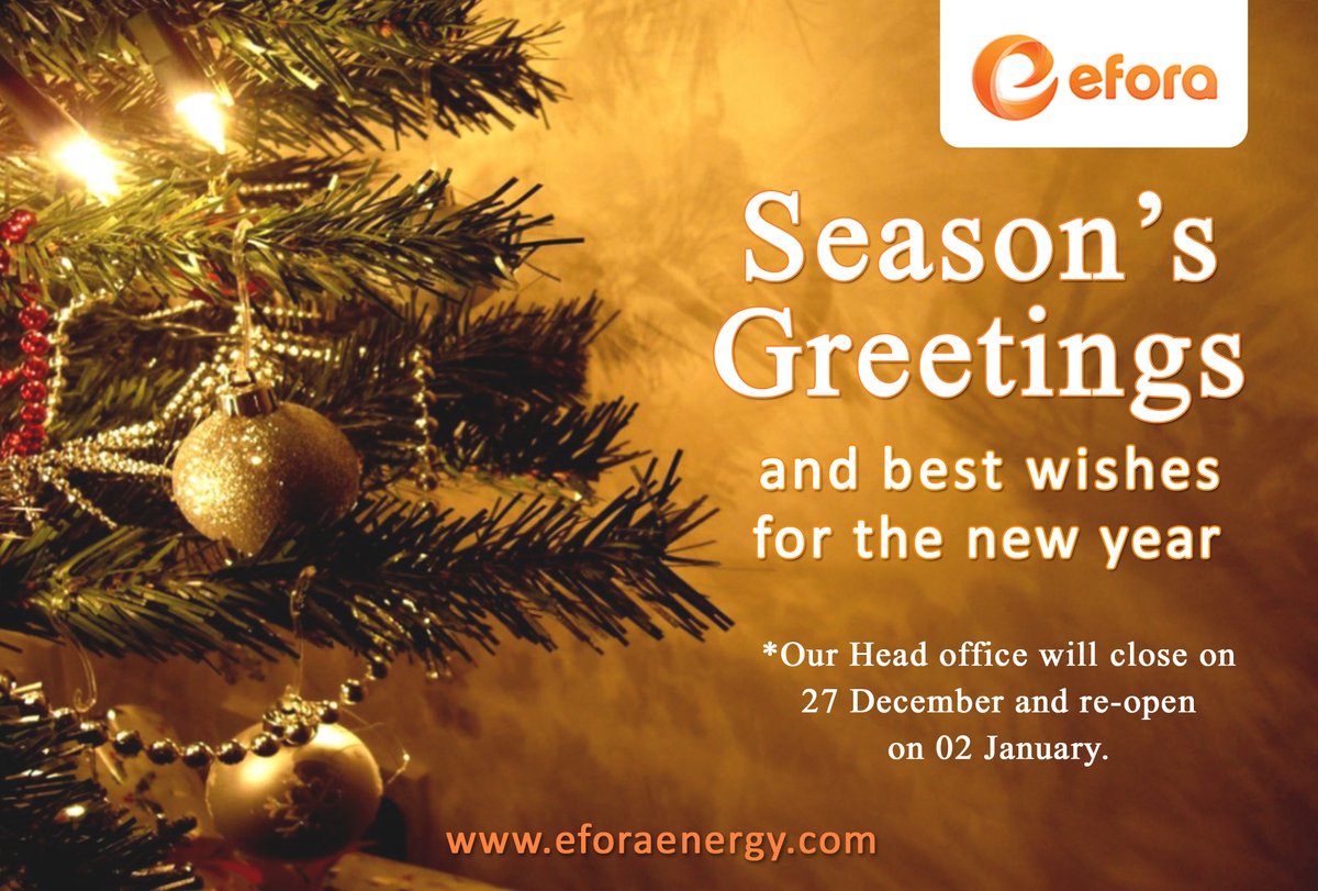 As the year draws to a close, we wish to thank all our stakeholders for their support throughout 2024.
We wish you all a happy holiday season in the company of friends and family and a prosperous and happy 2025.