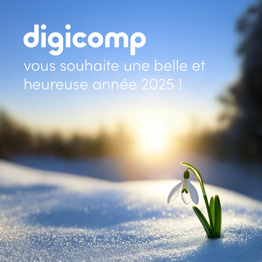 digicompFR's tweet photo. Toute l’équipe Digicomp vous souhaite une belle et heureuse année 2025 !
En 2025, nous vous accompagnons dans le développement de vos compétences d’utilisation de l’IA générative. Découvrez nos formations : https://t.co/4AXpujTjEz

#Digicomp #Learnforlife #IA https://t.co/VXndpQBGIg