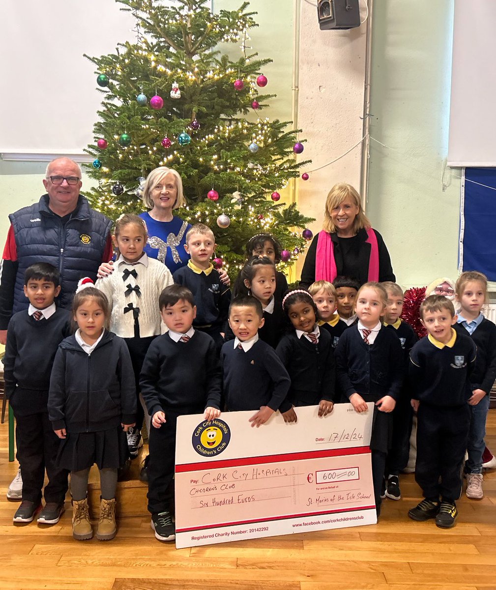 St Maries of the Isle Primary School Cork (@smoicork) on Twitter photo We were delighted to present John and Cathy from Cork City Hospitals Children’s Club with a cheque today. Such a wonderful charity- Míle Buíochas for all you do! 👏🏼 <a href="/ckchildrensclub/">CCH Children's Club</a> We were delighted to present John and Cathy from Cork City Hospitals Children’s Club with a cheque today. Such a wonderful charity- Míle Buíochas for all you do! 👏🏼 <a href="/ckchildrensclub/">CCH Children's Club</a>