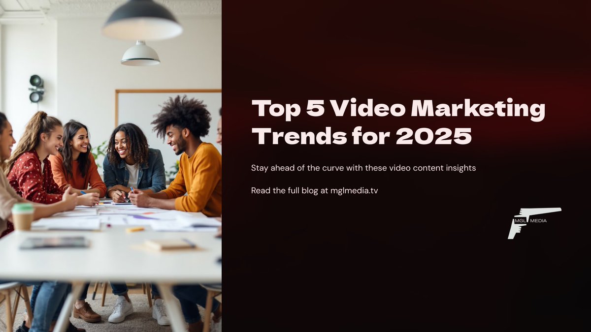 mglmedia's tweet photo. 📊 Top 5 Video Marketing Trends UK Businesses Need in 2025! 🎥

Stay ahead of the competition &amp; engage your audience.
Full post 👉 https://t.co/IXJazAQZ4a

#VideoMarketing #videoproduction #digitalmarketing https://t.co/Lf0rbngIIb