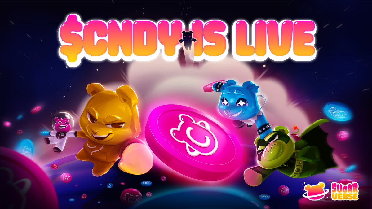 Real_Sugarverse's tweet image. CNDY TOKEN IS LIVE! 🍭
Trade $CNDY on MEXC & compatible DEXs for Etherlink & Arbitrum One now!
CA: 0x6b43732a9AE9F8654d496c0A075Aa4Aa43057A0B
Launched at only a $91,000 market cap, its time to COOK! 🧑🍳
more info & links below 👇