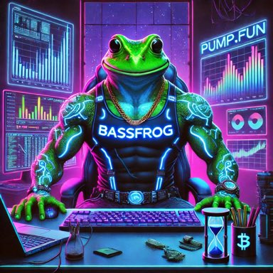 Bassfrog_sol's tweet photo. Clocked out of the 9-5, clocking into https://t.co/np30mZ1YpE. 

Charts glowing, plans cooking—Bassfrog’s ready to send it. 

Work hard, trade harder. 🐸💻📈 

#BASSFROG #PumpFun #AfterHoursGrind #solana #memecoin https://t.co/ncecDeKMsQ