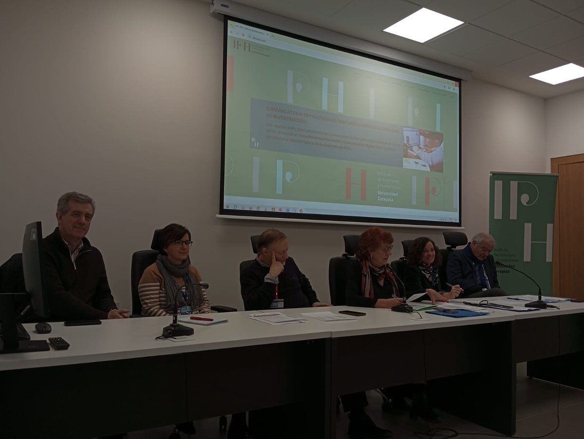 Instituto de Patrimonio y Humanidades. Unizar tweet media