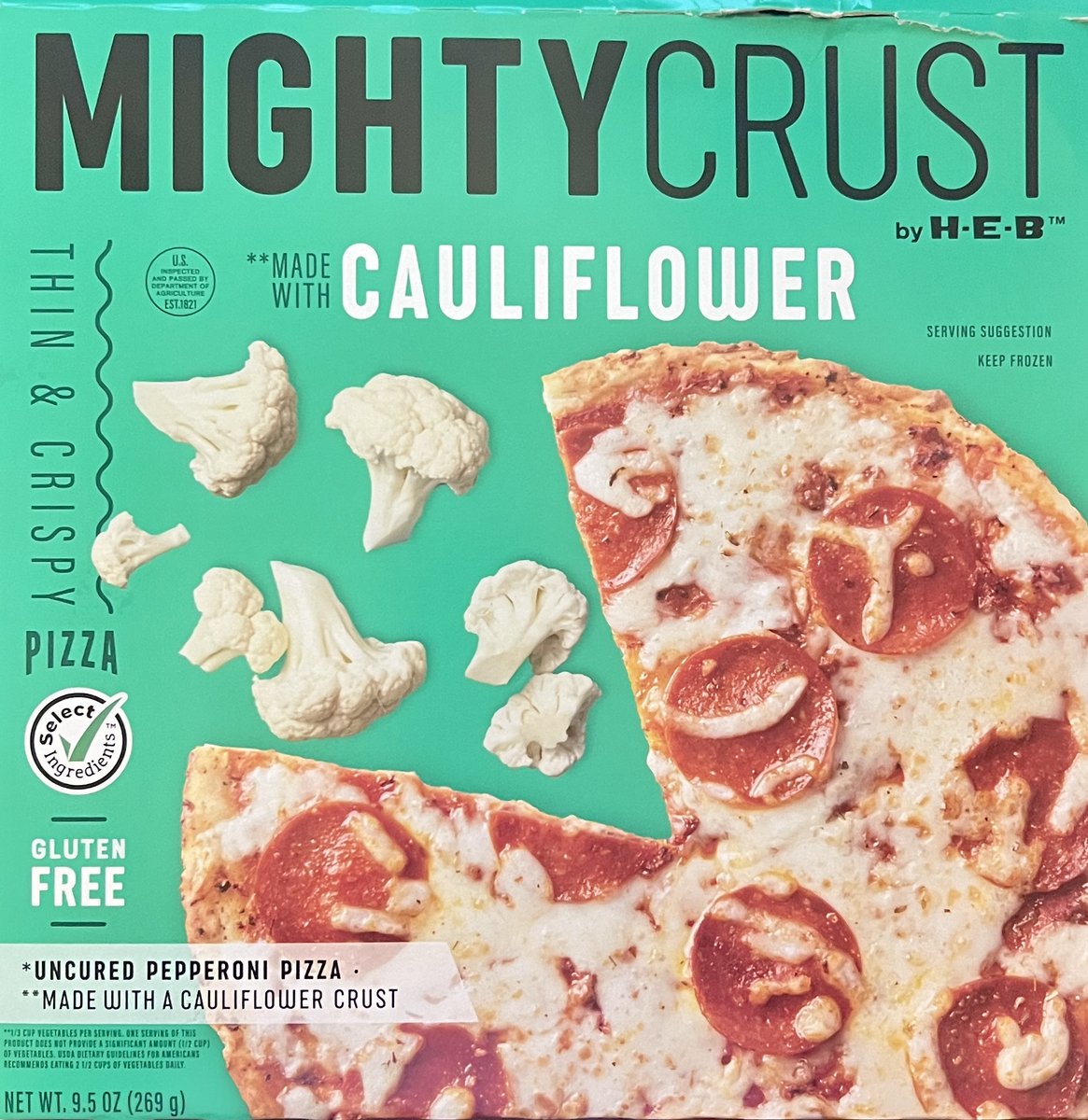 We ate the #glutenfree cauliflower crust #pizza by H-E-B and here's the scoop (review and pics): mainlinepizzaquest.blogspot.com/2024/12/review… <a href="/HEB/">H-E-B</a> #HEB