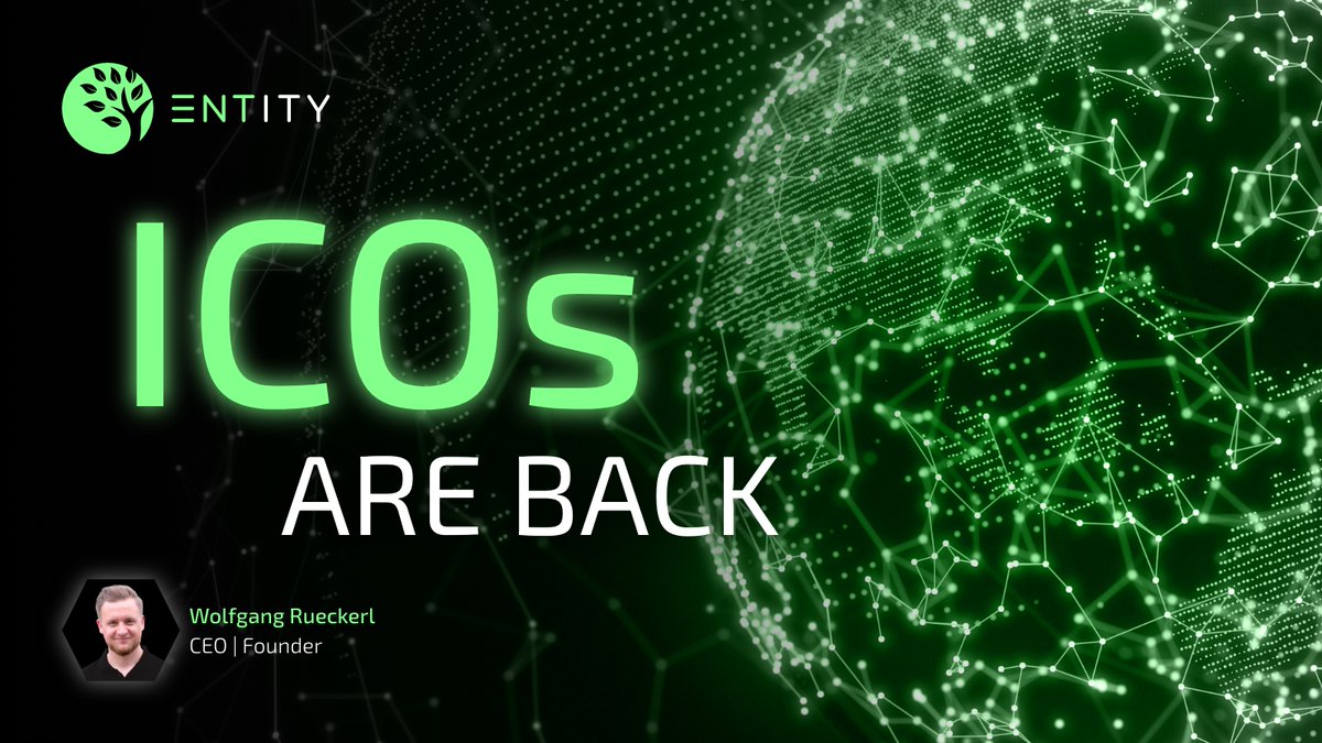 ICOs are coming back in a BIG way.

Here's why- and how you can take advantage 👇🧵