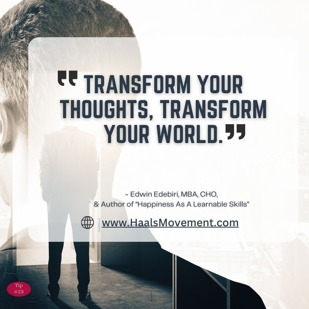 Happy_Neighbor's tweet photo. "Transform your thoughts, transform your world." #ThoughtTransformation #PositiveOutlook #MindfulLiving #MentalConverter #Happiness https://t.co/z5X2qSdUnw