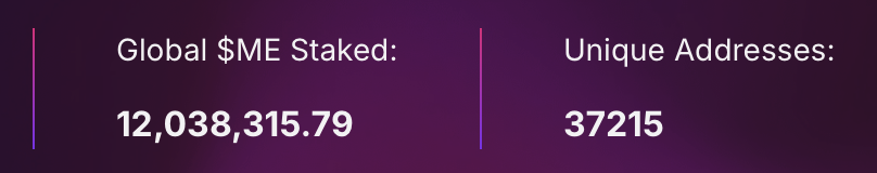 11.37 % of all circulating $ME are staked.

But only few people actually UNDERSTAND the staking mechanism.

I dived in and here’s an easy explanation: 🧵
(Bookmark to read later)